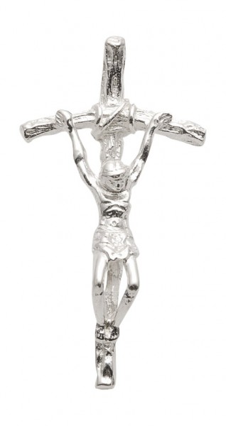 Kreuzanhänger Kruzifix Silber 