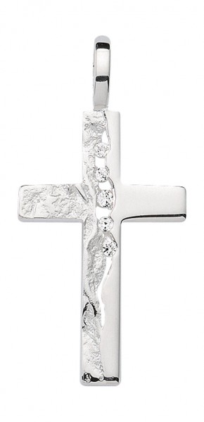 Kreuz Anhänger 925 Silber besonderes Design
