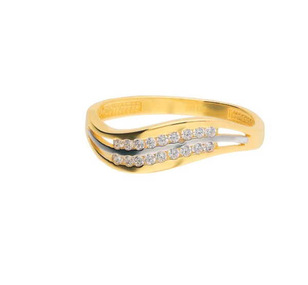 Zirkonia Damen Ring in 333 Gold