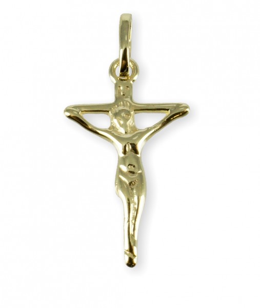 günstiges Kreuz mit Korpus in Gold